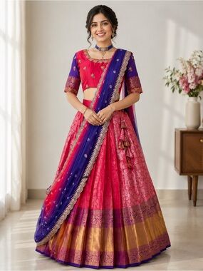 Beautiful Indian half saree